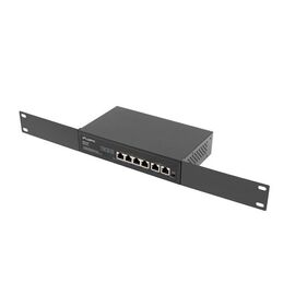 Lanberg Switch PoE+ Rack 10"/19"  RSFE-4P-2FE-60 | Techbox