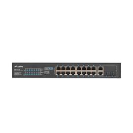 Lanberg Switch rack 19" POE+ 16x 100MB /2X COMBO  GIGABIT ETHERNET 250W | Techbox