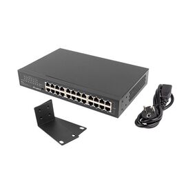 Lanberg Switch RSGE-24 Rack 19"  (24-port, 1Gb) | Techbox