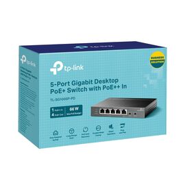 TP-Link TL-SG1005P-PD network switch Gigabit Ethernet (10/100/1000) Power over Ethernet (PoE) Black | Techbox