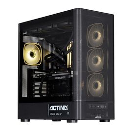 Actina 5901443440239 PC AMD Ryzen™ 9 9900X3D 32 GB DDR5-SDRAM 2 TB SSD NVIDIA GeForce RTX 5090 Midi Tower Black | Techbox