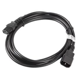 Lanberg CA-C13E-11CC-0030-BK power cable Black 3 m C13 coupler C14 coupler | Techbox