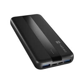 NATEC TREVI SLIM Q V2 Lithium Polymer (LiPo) 10000 mAh Black - Powerbanks - Smartphone Chargers - Techbox