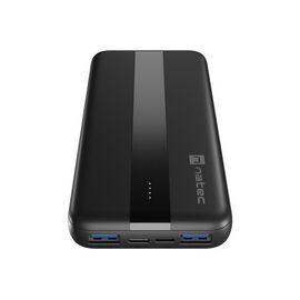 NATEC TREVI SLIM Q V2 Lithium Polymer (LiPo) 10000 mAh Black - Powerbanks - Smartphone Chargers - Techbox