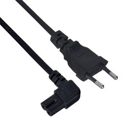 SAVIO CL-144 Power cable Black 3 m angled - Power Cables - Cables & Adapters - Techbox