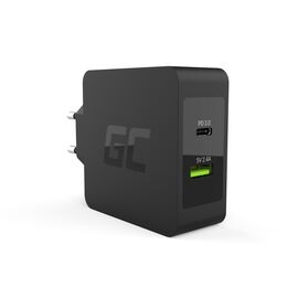 Green Cell CHAR10 mobile device charger Black Indoor | Techbox
