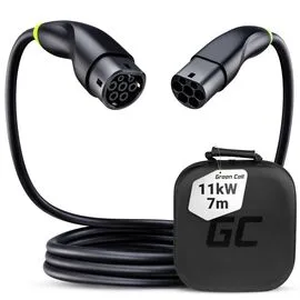 Green Cell EVKABGC02 electric vehicle charging cable Black Type 2 3 7 m | Techbox