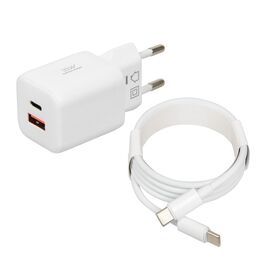 iBOX C-42 GaN PD33W Wall charger, White - Travel Chargers - Smartphone Chargers - Techbox