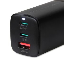 iBOX C-65 Black, GaN 65W universal charger - Travel Chargers - Smartphone Chargers - Techbox