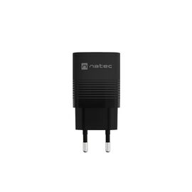 NATEC RIBERA GAN CHARGER 1X USB-A + 1X USB-C 30W BLACK - Travel Chargers - Smartphone Chargers - Techbox