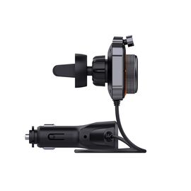 Savio TR-14 Transmiter FM z Bluetooth i ładowarką PD 87.6 - 107.9 MHz Bluetooth/USB Black | Techbox