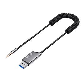 Savio TR-16 Transmitter AUX adapter with hands-free function, Bluetooth 5.3, Google Assistant/Siri | Techbox