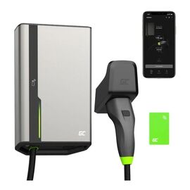 Wallbox Green Cell HabuDen 22kW 32A - 7,5m cable with NFC | Techbox