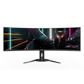 GIGABYTE CO49DQ OLED Curved Gaming Monitor - 5120x1440(DQHD), 1800R, 144Hz, 0.03ms, KVM, FreeSync Premium Pro, HDMI 2.1 - Monitors - Monitors & Mounts - Techbox