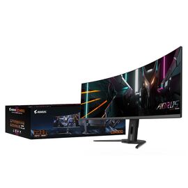 GIGABYTE CO49DQ OLED Curved Gaming Monitor - 5120x1440(DQHD), 1800R, 144Hz, 0.03ms, KVM, FreeSync Premium Pro, HDMI 2.1 - Monitors - Monitors & Mounts - Techbox