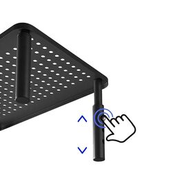 Maclean MC-946 Monitor Laptop Stand 13" - 32" 3-Level Height Adjustment with Drawer up to 20kg Sturdy Vented | Techbox