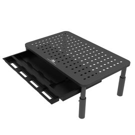 Maclean MC-946 Monitor Laptop Stand 13" - 32" 3-Level Height Adjustment with Drawer up to 20kg Sturdy Vented | Techbox