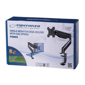 Esperanza ERW019 monitor mount / stand 68.6 cm (27") Desk Black | Techbox