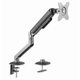 Gembird MA-DA1-05 Desk mounted adjustable monitor arm, 17”-32”, up to 9 kg, space grey | Techbox