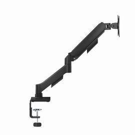 Gembird MA-DA1U-01 Adjustable desk display mounting arm with USB ports, 17”-32”, black | Techbox