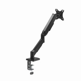 Gembird MA-DA1U-01 Adjustable desk display mounting arm with USB ports, 17”-32”, black | Techbox