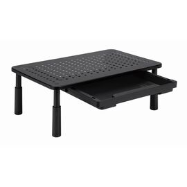 Gembird MS-TABLE-D-01 Adjustable monitor stand with drawer (rectangle) | Techbox