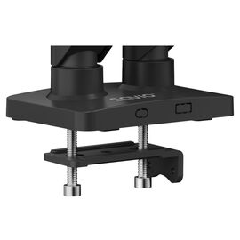 Savio UM-04 Dual Spring Monitor Desk Mount 17″–32″ | Techbox