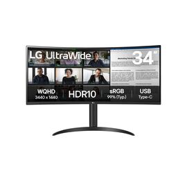 LG 34WR50QK-B computer monitor 86.4 cm (34") 3440 x 1440 pixels Wide Quad HD Black - Monitors - Monitors & Mounts - Techbox