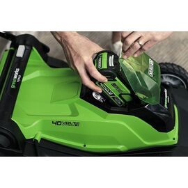 Cordless mower 40V 4Ah 41 cm Greenworks G40LM41K4 - 2504707UB | Techbox