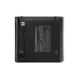 Qoltec 51857 External DVD-RW recorder |USB 3:0|Black | Techbox