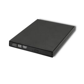 Qoltec 51858 External DVD-RW recorder |USB 2.0|Black | Techbox