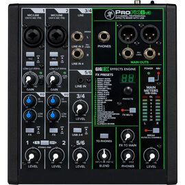 Mackie ProFX6v3 - 6-channel analogue mixer with USB interface, black - DJ Controllers - Image & Sound - Techbox