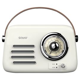 SAVIO RS-02 Portable Radio, White - Portable Radio CD Players - Home Cinema - Techbox