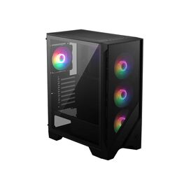 MSI MAG FORGE 120A AIRFLOW computer case Midi Tower Black, Transparent | Techbox