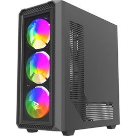 Savio Noctis Glass RGB Cube Black - Computer Cases - PC Cases & Accessories - Techbox