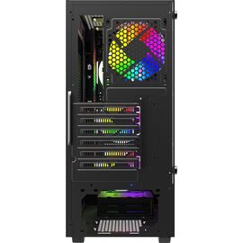 Savio Noctis Glass RGB Cube Black - Computer Cases - PC Cases & Accessories - Techbox