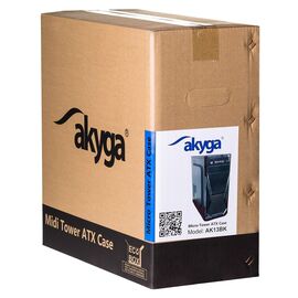 Akyga AK13BK computer case Micro Tower Black | Techbox