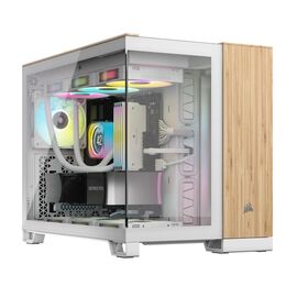 Corsair CC-9011288-WW computer case Midi Tower Bamboo, White | Techbox