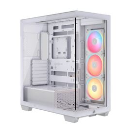 Corsair Midi Tower 3500X LXR LINK TG White | Techbox