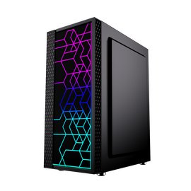 Gembird Fornax 2500 ARGB Gaming ATX computer case, Midi Tower, backlight,  Black - Computer Cases - PC Cases & Accessories - Techbox