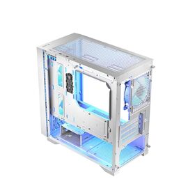 Logic DART PRO ARGB MINI USB-C PC Case White | Techbox