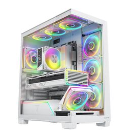 MODECOM VOLCANO STELLAR PLUS ARGB MIDI 8F WHITE | Techbox