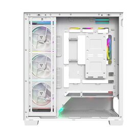 MODECOM VOLCANO STELLAR PLUS ARGB MIDI 8F WHITE | Techbox
