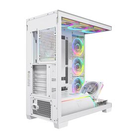 MODECOM VOLCANO STELLAR PLUS ARGB MIDI 8F WHITE | Techbox