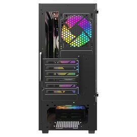 Savio Noctis Flow RGB Cube Black - Computer Cases - PC Cases & Accessories - Techbox