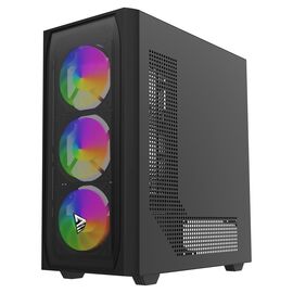 Savio Noctis Flow RGB Cube Black - Computer Cases - PC Cases & Accessories - Techbox