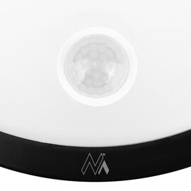 Maclean LED lamp with motion sensor, PIR sensor, black, 10W, IP65, 1000lm, neutral color, MCE525 B | Techbox