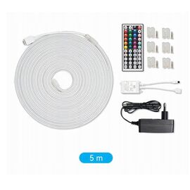 Vention Silicone Neon LED strip with IR remote control and 12V DC power supply, 5m | Techbox