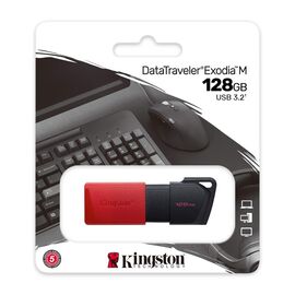 Kingston Exodia 128GB USB 3.2. Red - USB Sticks - Peripherals - Techbox