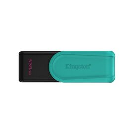 Kingston Technology DataTraveler 128GB Portable USB 3.2 Gen 1 Exodia S (Black/Turquoise) | Techbox